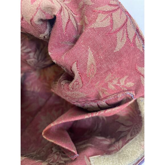 Multicolored Patchwork Sueded Shoulder Bag Purse Handmade by Louise White OS VTG - Picture 6 of 13